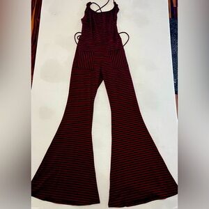 Warrior Within Striped Jumpsuit